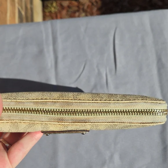 Michael Kors Textured Tan Wallet - Picture 12 of 12